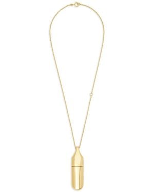 Courreges Collar Con Charm De Frasco - Blanco