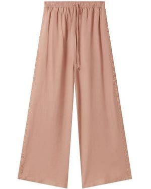 Stella McCartney Crystal-Embellished Trousers - Pink