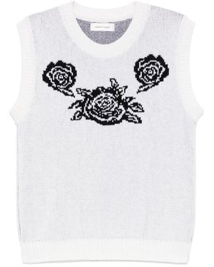 Ernest W. Baker Gilet Rose - Grigio