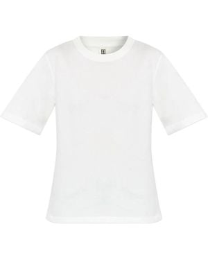 By Malene Birger Logo-Embroidered T-Shirt - White