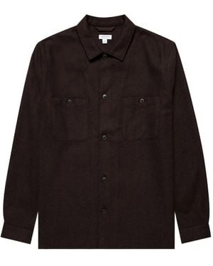 Sunspel Long-Sleeve Shirt - Black