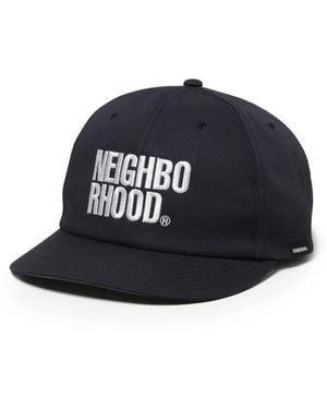 Neighborhood Embroidered Cap - Black