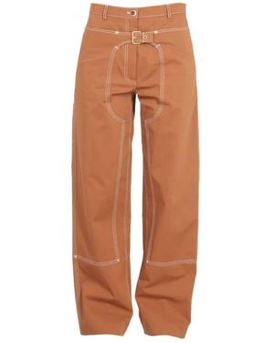 Stella McCartney Buckle-Detail Trousers - White