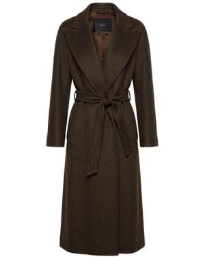Max Mara Oversized Double-Breasted Coat - Black