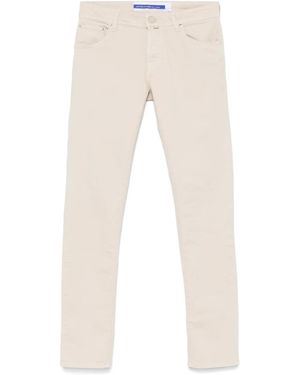 Jacob Cohen Jeans Mit Schaldetail - Natur
