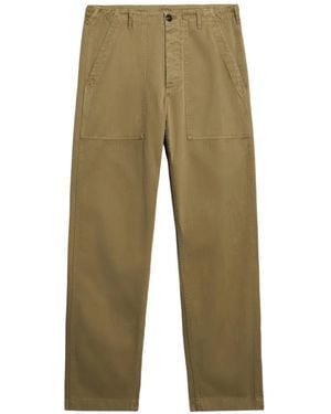 Fortela Newfatigue Patch-Pocket Trousers - Green