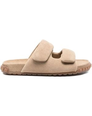 Ash Sandali Twist Con Doppia Fascia - Neutro