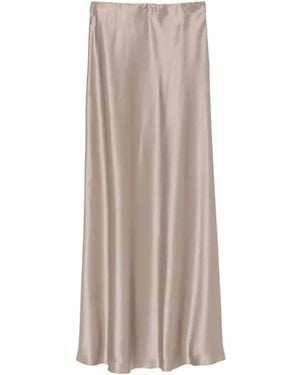 Liviana Conti Bias-Cut Skirt - Natural