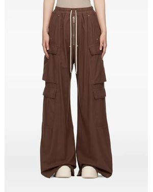 Rick Owens Pantalones cargo con cordones - Marrón