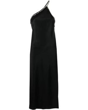 Dodo Bar Or Crystal-Embellished One-Shoulder Midi Dress - Black