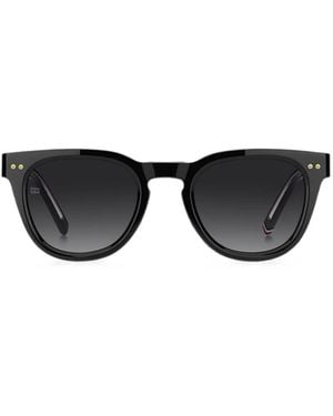 Tommy Hilfiger Round-Frame Sunglasses - Black