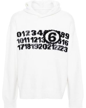 MM6 by Maison Martin Margiela Gage 5 パーカー - ホワイト