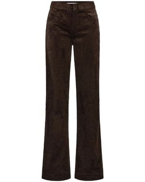 Christopher Esber Pantalon Ava En Velours Côtelé - Marron