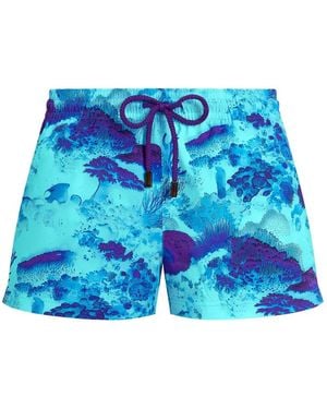 Vilebrequin Coral Reef Swim Shorts - Blue