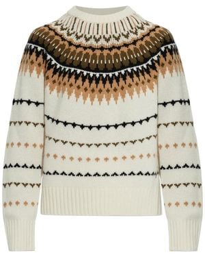Bogner Ina Fair Isle Sweater - Natural