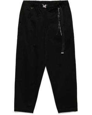 MASTERMIND WORLD Logo-Embroidered Trousers - Black