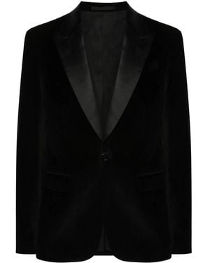 AllSaints Lyra Flocked Blazer - Black