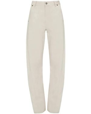 Victoria Beckham ローライズ テーパードジーンズ - ホワイト