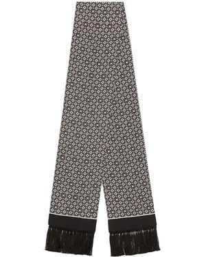 Dolce & Gabbana モザイクプリント スカーフ - グレー