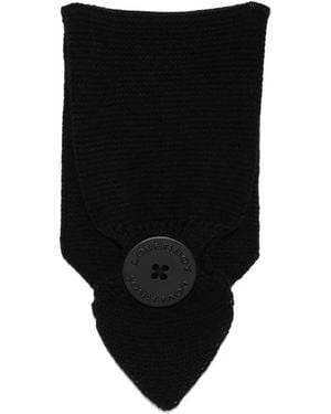 Charles Jeffrey Cyclops Button Scarf - Black
