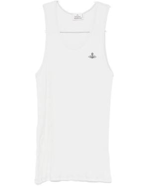 Vivienne Westwood Orb Scarf - White