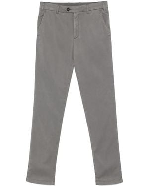 Canali Tapered Chinos - Gray