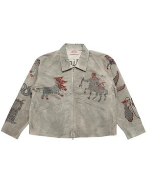 Samuel Zelig Medieval Zip Jacket - Grey