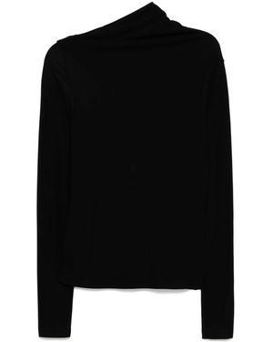 TOTEME Drapiertes Top - Schwarz