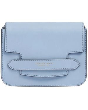 The Bridge Leather Cross Body Bag - Blue