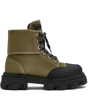 Ganni Trail Boots - Green