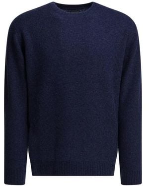 Beams Plus Jersey con cuello redondo - Azul