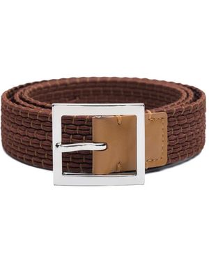 Amiri Skater Braided Belt - Brown