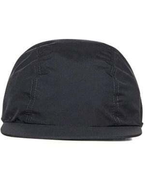Herno Contrast-Stitching Cap - Blue