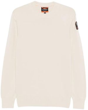 Parajumpers Patch Crewneck Jumper - Natural