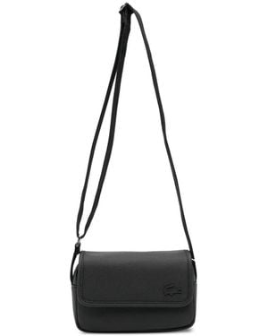 Lacoste Borsa A Spalla Con Applicazione Logo - Nero