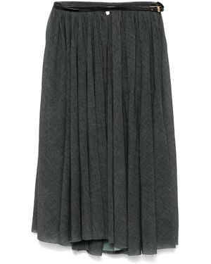 Philosophy Di Lorenzo Serafini Pleated Midi Skirt - Grey