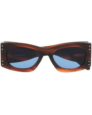 Retrosuperfuture Sculpted-Design Sunglasses - Blue