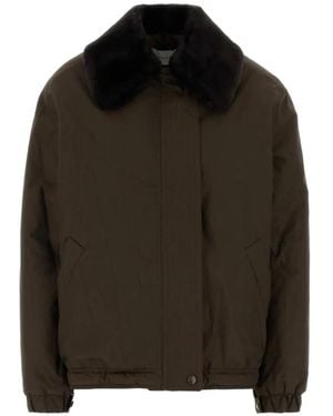 Magda Butrym Padded Zip-Up Jacket - Brown