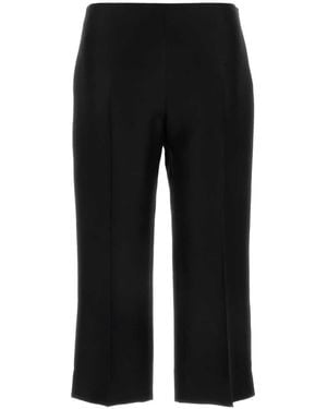 The Row Pantalones Capri Adelie - Negro