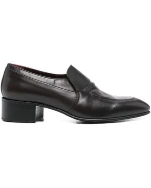 Husbands Mocasines con tacón - Negro
