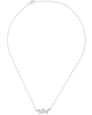 True Rocks Collar Con Colgante Wtf - Blanco