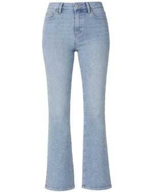 PAIGE Vaqueros Mason Crop Acampanados - Azul