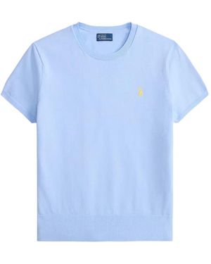 Polo Ralph Lauren Short-Sleeve Crew-Neck Jumper - Blue