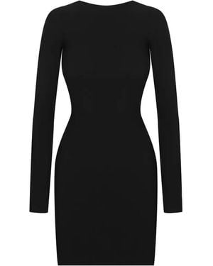 Maison Close Nuit Infinie Open-Back Mini Dress - Black