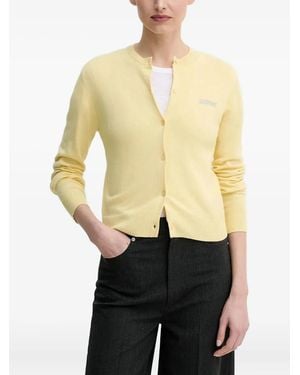 Day Birger et Mikkelsen Buttoned Logo Knitwear - Natural