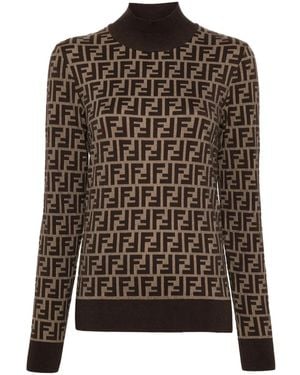 Fendi Ff' Sweater - Braun
