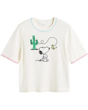 Chinti & Parker Peanuts Vacation T-Shirt - White