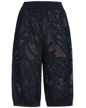 Brunello Cucinelli Knee-Length Bermuda Shorts - Blue
