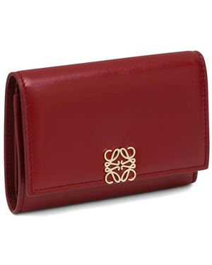 Loewe アナグラム 財布 - レッド