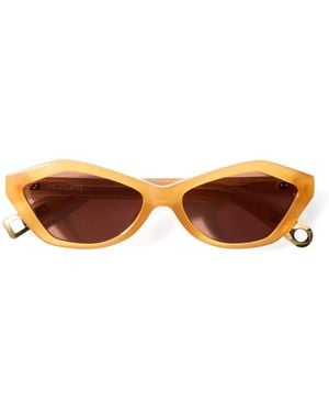Jacquemus Lunettes De Soleil Bambino - Orange